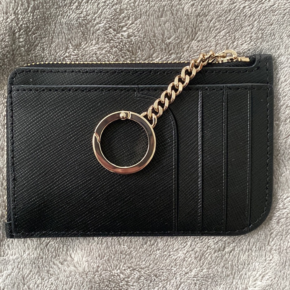 ♠️NWT Kate spade wallet  L-Zip Card Holder Keychain - Picture 6 of 10